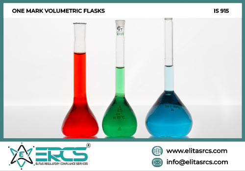 BIS CERTIFICATION FOR ONE MARK VOLUMETRIC FLASKS as per IS 915