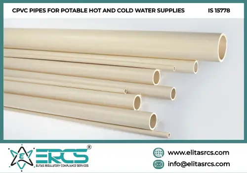 BIS Certification for CPVC FITTINGS FOR HOT AND COLD WATER SUPPLIES IS as per 17546