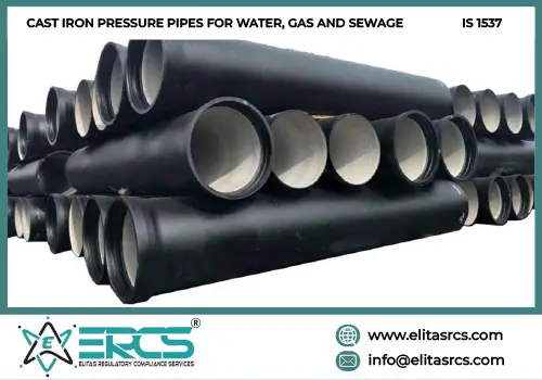 BIS Certification for Vertically Cast Iron Pressure Pipes for water, gas and sewage – Step Bolts for Steel Structures as per IS 1537