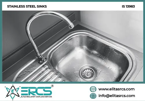 BIS Certification for Stainless Steel Sinks for Domestic Purposes IS 13983