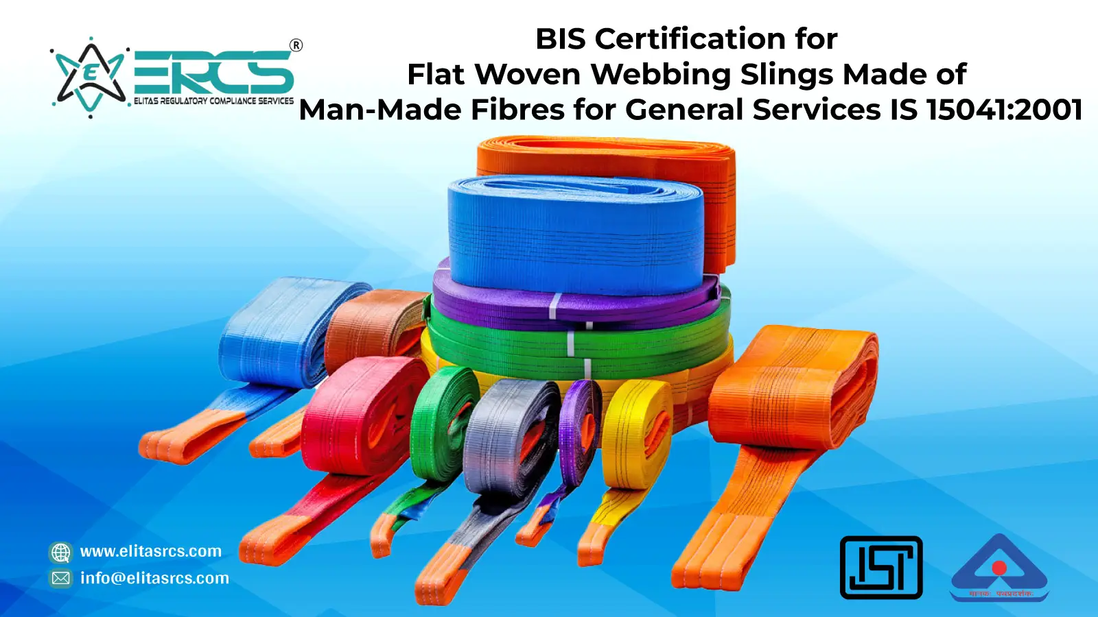 BIS Certification for Flat Woven Webbing Slings Made of Man-Made Fibres for General Services IS 15041:2001