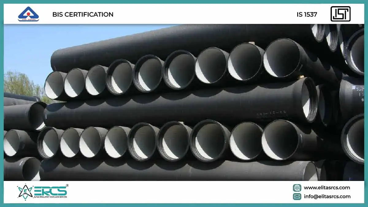 Certification for Vertically Cast-Iron Pressure Pipes for Water