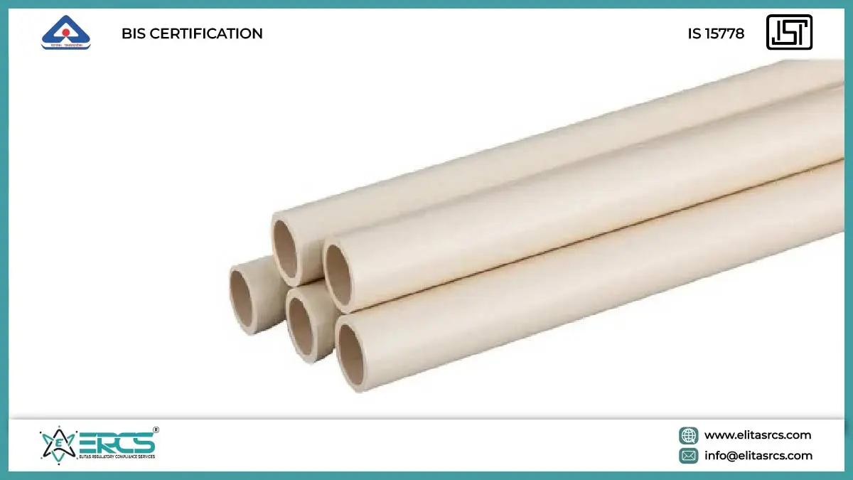 BIS Pipes for Potable Hot and Cold Water Distribution Supplies