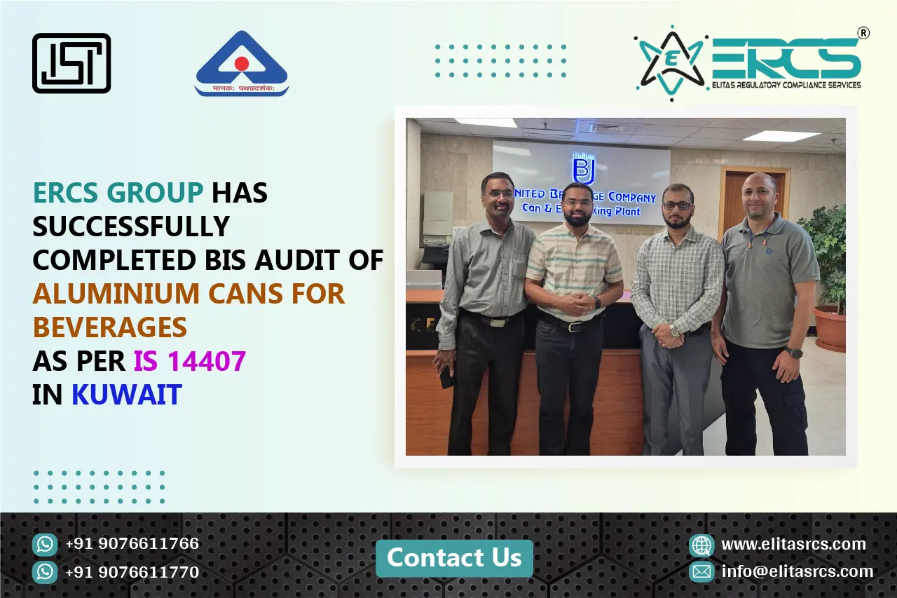 BIS Audit for Aluminium Cans for Beverages IS 14407 in Kuwait