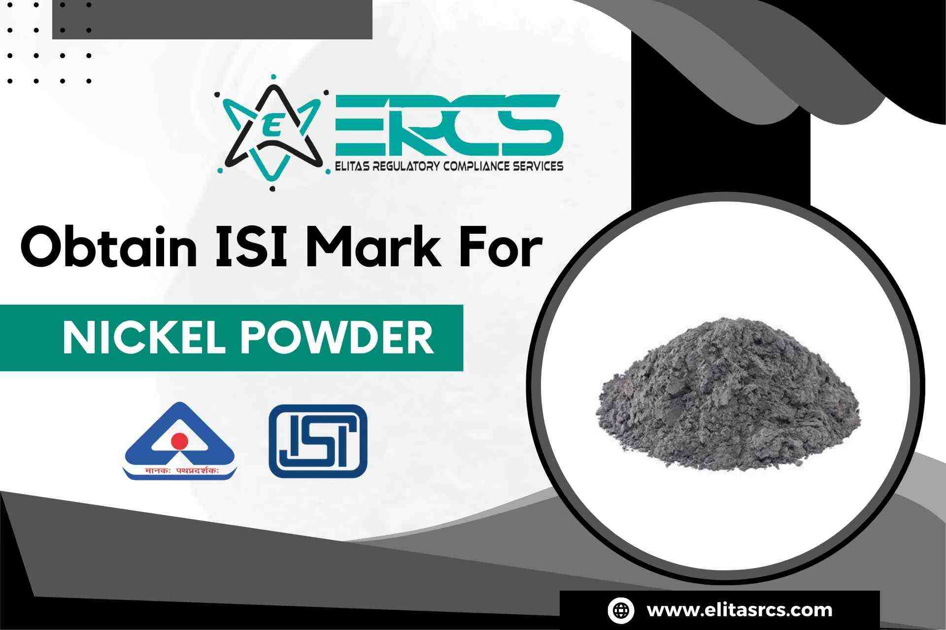 BIS ISI Certification for Nickel Powder