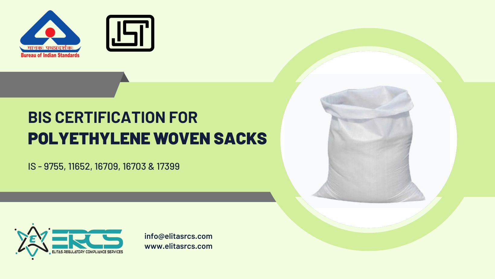 BIS Certification for Polyethylene Woven Sacks