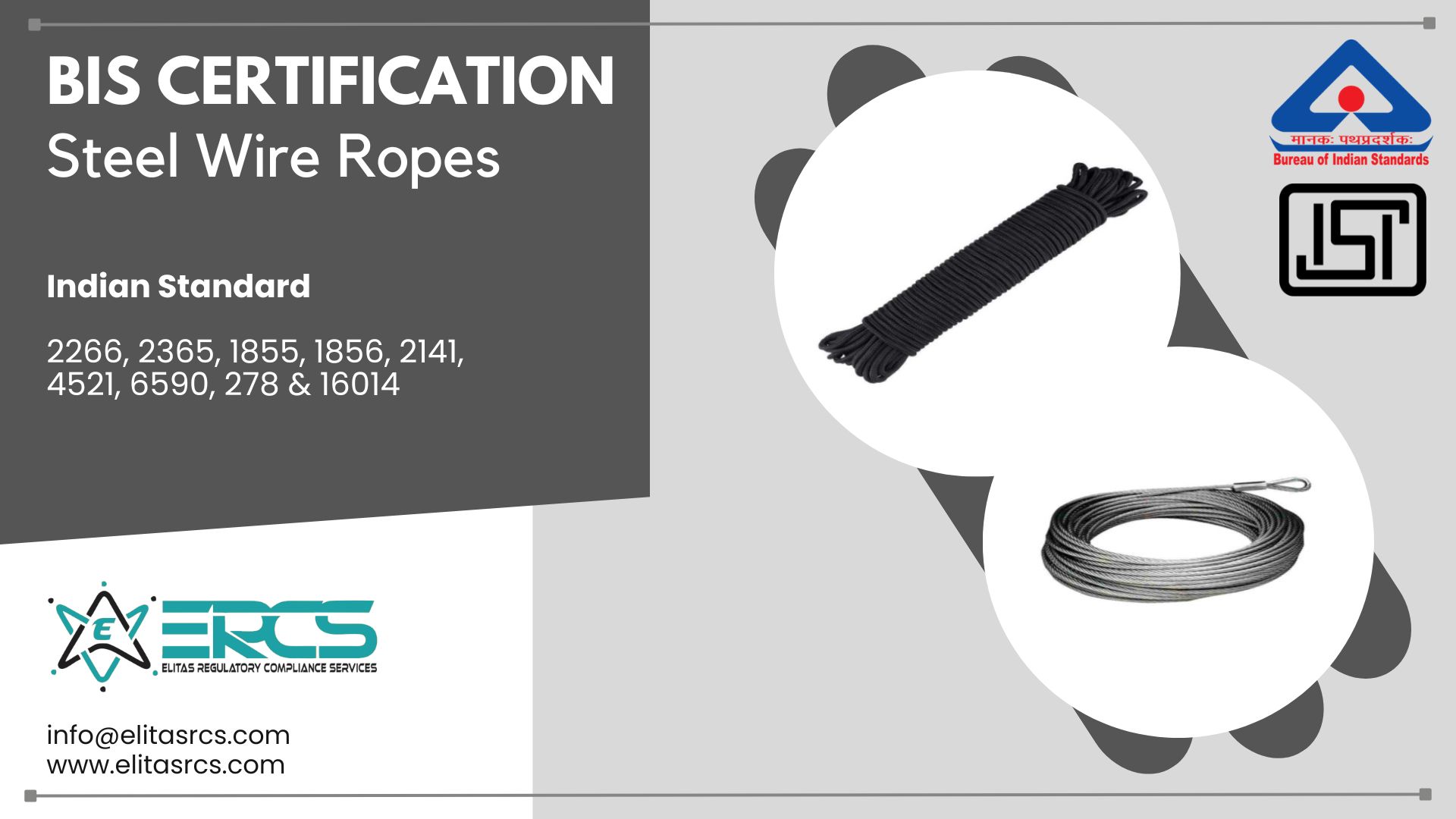 BIS Steel Wire Ropes Certification