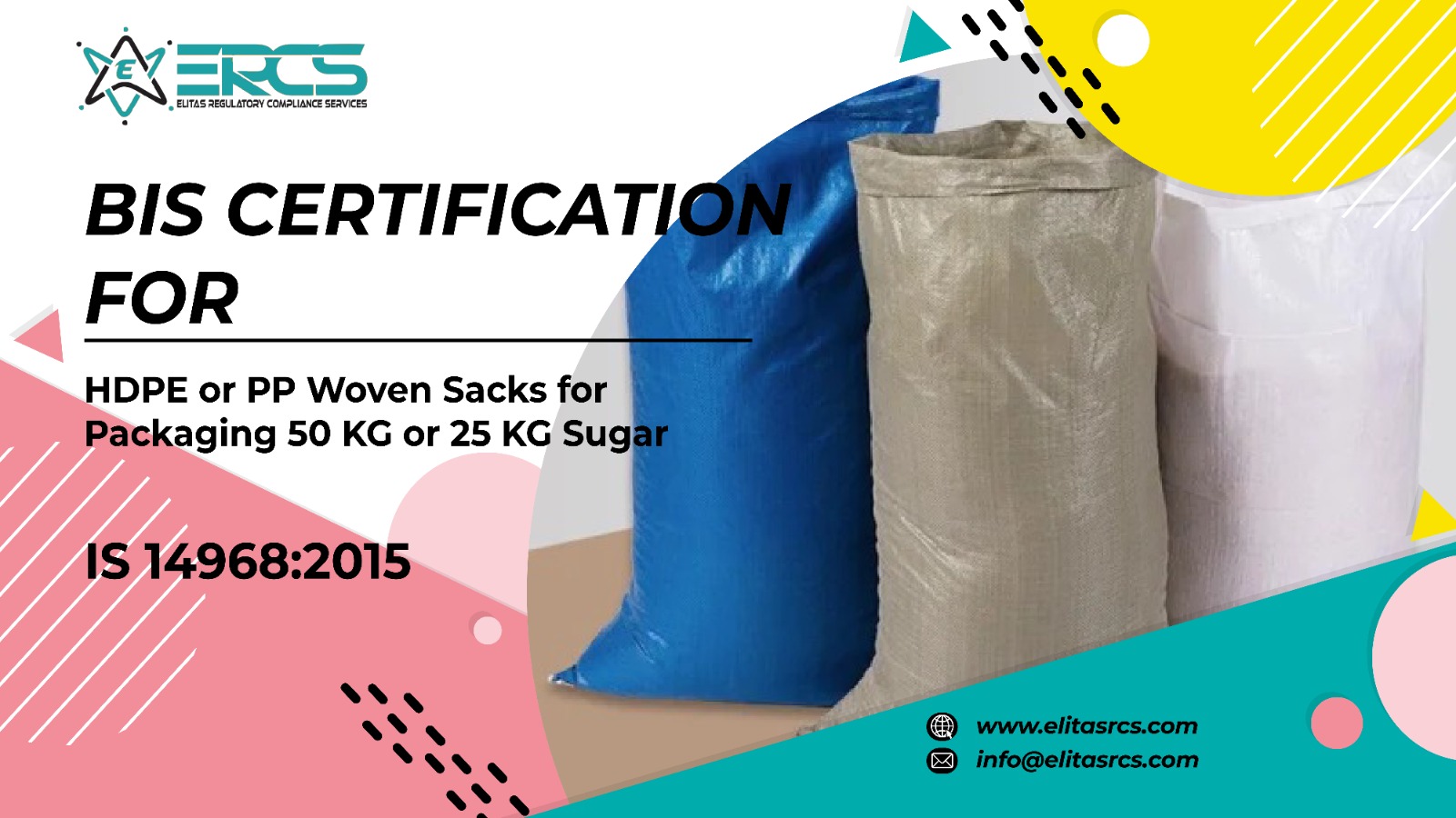 BIS Of HDPE or PP Woven Sacks for Packaging